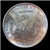 Image 3 : 1880-s Rainbow Toned Morgan Dollar $1 Grades Choice Unc