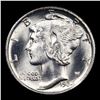 Image 2 : 1934-d Mercury Dime 10c Grades GEM++ Unc