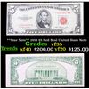 Image 1 : **Star Note** 1953 $5 Red Seal United State Note Grades vf++
