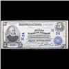 Image 2 : 1902 $5 National Bank Note The First National Bank Of Cincinnati, OH Rare Date Back President Ben Ha
