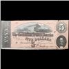 Image 2 : 1864 $5 Confederate Note, T-69 Grades Choice AU