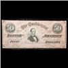 Image 2 : 1864 $50 Confederate States of America Richmond CSA Bank Note T-66 Grades vf++