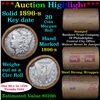 Image 1 : ***Auction Highlight*** Full solid Key date 1896-s Morgan silver dollar roll, 20 coins (fc)