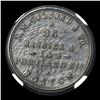 Image 2 : ***Auction Highlight*** NGC Undated Boston MA S-180-C10 Black R-9 Civil War Token 1c Graded ms62 By 