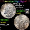 Image 1 : ***Auction Highlight*** 1902-p Morgan Dollar $1 Graded ms66 By SEGS (fc)