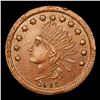 Image 2 : ***Auction Highlight*** 1863 Indian F-OH-165K-1a R7 Civil War Token 1c Graded ms63+ bn By SEGS (fc)