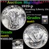 Image 1 : ***Auction Highlight*** 1929-p Standing Liberty Quarter 25c Graded ms65 By SEGS (fc)