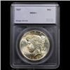 Image 4 : ***Auction Highlight*** 1927-p Peace Dollar $1 Graded ms64+ By SEGS (fc)