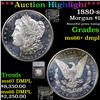 Image 1 : ***Auction Highlight*** 1880-s Morgan Dollar $1 Graded ms66+ dmpl By SEGS (fc)