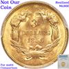 Image 7 : ***Auction Highlight*** 1855 Three Dollar Gold 3 Graded ms64 details By SEGS (fc)