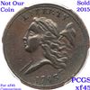 Image 8 : *HIGHLIGHT OF ENTIRE AUCTION* 1793 C-1 R3 Liberty Cap half cent 1/2c Graded xf45 By SEGS (fc)