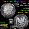 Image 1 : ***Auction Highlight*** 1881-s Morgan Dollar $1 Graded ms65+ DMPL By SEGS (fc)