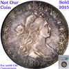 Image 6 : *HIGHLIGHT OF ENTIRE AUCTION* 1802 O-101 R-4 Draped Bust 50c Graded au58 details By SEGS (fc)