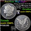 Image 1 : ***Auction Highlight*** 1878-p 7tf Vam 134 I3 R5 Morgan Dollar $1 Graded Select Unc DMPL By USCG (fc