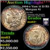Image 1 : ***Auction Highlight*** 1894-o Vam 11 I3 R5 Morgan Dollar $1 Graded Select Unc By USCG (fc)