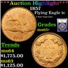 Image 1 : ***Auction Highlight*** 1857 Flying Eagle Cent 1c Graded Select+ Unc By USCG (fc)