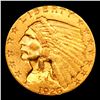 Image 2 : ***Auction Highlight*** 1926-p Gold Indian Quarter Eagle $2 1/2 Graded BU+ By USCG (fc)