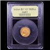 Image 4 : ***Auction Highlight*** 1926-p Gold Indian Quarter Eagle $2 1/2 Graded BU+ By USCG (fc)