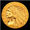 Image 2 : ***Auction Highlight*** 1909-d Gold Indian Half Eagle $5 Graded Select+ Unc By USCG (fc)