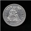 Image 2 : ***Auction Highlight*** 1856-p Seated Liberty Quarter 25c Graded Select+ Unc By USCG (fc)
