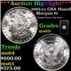 Image 1 : ***Auction Highlight*** 1882-cc GSA Hoard Morgan Dollar $1 Grades Select+ Unc (fc)