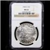 Image 2 : NGC 1904-o Morgan Dollar $1 Graded ms62 By NGC