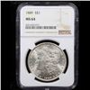 Image 2 : NGC 1889-p Morgan Dollar 1 Graded ms64 By NGC