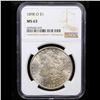 Image 2 : NGC 1898-o Morgan Dollar $1 Graded ms63 By NGC