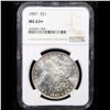 Image 2 : NGC 1887-p Morgan Dollar $1 Graded ms63+ By NGC