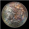 Image 2 : 1882-o Colorfully Toned Morgan Dollar $1 Grades Choice Unc
