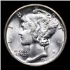 Image 2 : 1945-s micro-s Mercury Dime 10c Grades Choice+ Unc