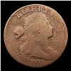 Image 2 : 1802 S-231 Draped Bust Large Cent 1c Grades g, good