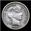 Image 2 : 1902-s Barber Dime 10c Grades vf++