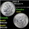 Image 1 : 1921-d Morgan Dollar $1 Grades Select Unc