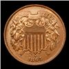 Image 2 : 1864 Two Cent Piece 2c Grades Choice AU