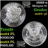 Image 1 : 1888-o Morgan Dollar $1 Grades Select Unc+ PL