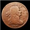 Image 2 : 1806 Draped Bust Half Cent 1/2c Grades vg+