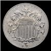 Image 2 : 1873 Shield Nickel 5c Grades vf++