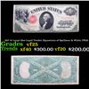 Image 1 : 1917 $1 Large Size Legal Tender, Signatures of Spellman & White, FR39  Grades vf+
