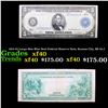 1914 $5 Large Size Blue Seal Federal Reserve Note, Kansas City, MI 10-J Grades xf