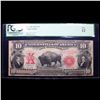Image 2 : **Auction Highlight*** PCGS The Famous Ten-Dollar "Bison Note" of 1901 $10 FR-120 Graded f12 By PCGS