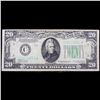 Image 2 : **Star Note** 1934 $20 Green Seal Federal Reserve Note Grades vf++