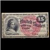 Image 2 : 1870's US Fractional Currency 15¢ Fourth Issue Fr-1267 Grades xf+