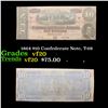 Image 1 : 1864 $10 Confederate Note, T-68 Grades vf, very fine
