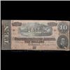 Image 2 : 1864 $10 Confederate Note, T-68 Grades vf+