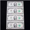 Image 2 : UNCUT MINT SHEET of 4x 2003a $2 Federal Reserve Notes All GEM Or Better