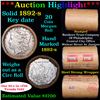 Image 1 : ***Auction Highlight*** Full solid date 1892-s Morgan silver $1 roll, 20 coins (fc)