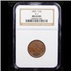Image 4 : ***Auction Highlight*** NGC 1853 Braided Hair Half Cent 1/2c Graded ms65 bn By NGC (fc)