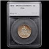 Image 4 : Proof ***Auction Highlight*** 1873 Arrows @ date Seated Liberty Quarter 25c Graded pr66+ cam By SEGS