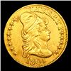 Image 2 : *HIGHLIGHT OF THE MONTH* 1804 Small/Large 8 BD-5 R-7 Gold Draped Bust $5  au58+ details By SEGS (fc)